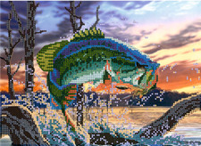 Perlenstickbild Stickbild