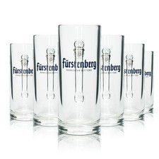 6x Fürstenberg Bier Glas 0,3l
