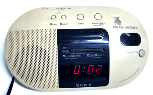 Sony dream machine - dream, icf-c710