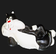 Sparbüchse Kater Sylvester Keramik Looney Tunes 20x8x12cm selten original top