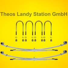 Blattfeder FIAT DUCATO 280 + 290 VERSTÄRKT, 2x + 4x U-Bügel, 1982-94, Wohnmobil