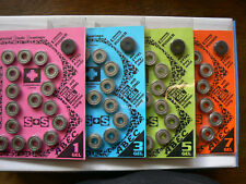 16 Stück Kugellager S+S Abec 1, 3, 5, 7 608ZZ mit/ohne Spacer 8mm Inline-Skate