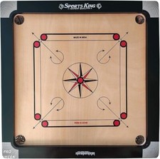 Wooden Carrom Board with Coins