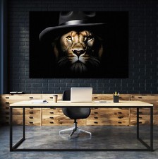WANDBILD LÖWE LION TIER 