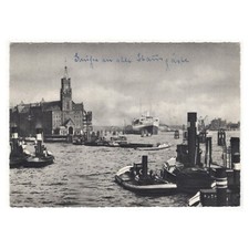 AK Hamburg / Hafen mit Kaispeicher A am Kaiserhöft und Kehrwiederspitze, 1956