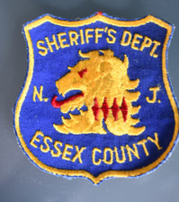 Aufnäher Patches Patch US Sheriff`s Dept. Essex County  Bügelbild Sheriff