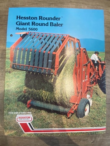 Hesston rounder modell 5600 - hesston,