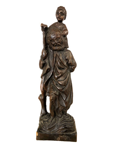 Handgeschnitzte holzfigur - handgeschnitzte,