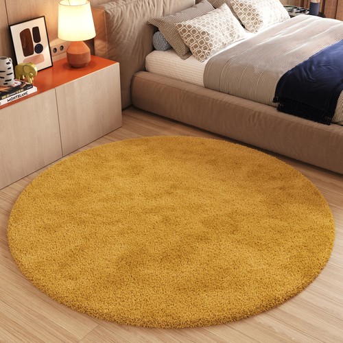 Runder teppich langflor shaggy - teppich,