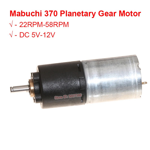 Mabuchi 370 gear motor 5v - motor,