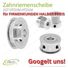 Zahnriemenscheibe Zahnscheibe Antriebsscheibe 2GT GT2 3GT GT3 HTD 3M 5M kV