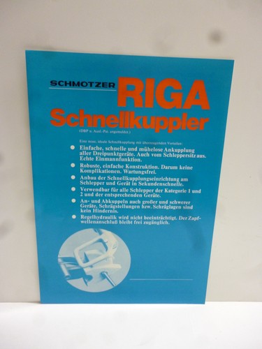 Orig schlepper prospekt - orig.,