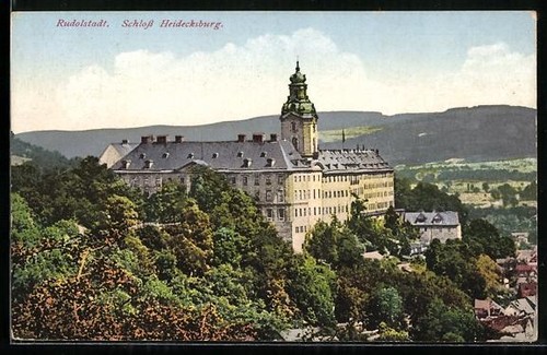 Ansichtskarte rudolstadt - ansichtskarte,