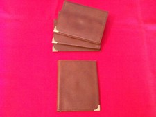 DDR Portemonnaie Geldbörse HERREN Geldscheintasche (braun) Leder (unbenutzt) VEB