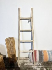 Handtuchhalter Teakholz Leiter