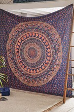 Hippie indischer Elefant Tapisserie Mandala Strand Werfen Wandbehang Tagesdecken