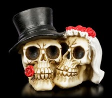 Totenkopf - Brautpaar - Gothic