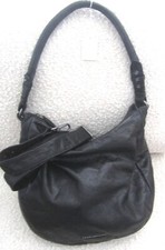 NEU FredsBruder Freds Bruder Schultertasche Leder schwarz