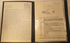 Theaterstück Till Eulenspiegel Typoskript  handschrift. Brief Düsseldorf 1956