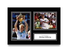 Stefan Edberg signed A4 Foto