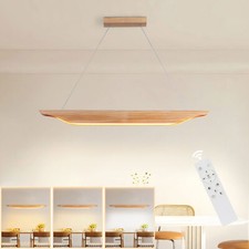 90cm holz pendelleuchte - holz,