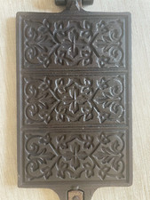 Altes Jotul Jøtul GORO Waffeleisen Gusseisen Made in Norway Bakelit Griff