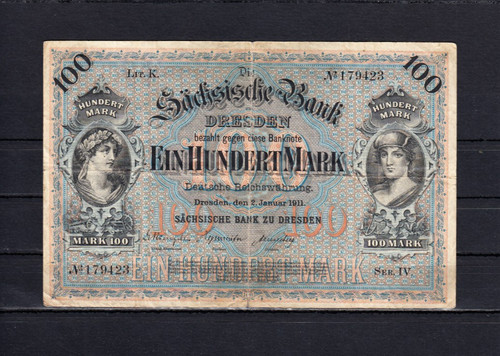 Dresden sächsische bank - dresden/, 100