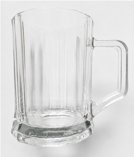 Bierkrug aus glas - bierkrug,