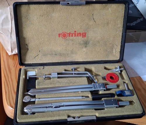 Vintage rotring zirkelkasten - vintage,