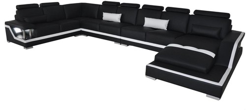 Ledersofa wohnlandschaft eck - wohnlandschaft,