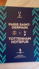 UEFA Supercup  2025 official Programm PSG vs Tottenham Hotspur 13.8.25