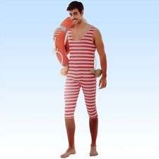 Herren Retro Badeanzug Größe