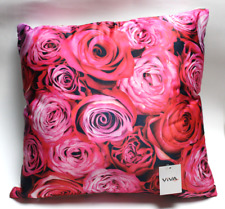 Kissenhülle 45x45 Kissenbezug Kissen Dekokissen Sofa WEICH Sommer Rosen  A1