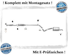 Auspuffanlage ab Kat VW Polo 9N 1.2 / VW Fox 1.2 Bj. 05-14 Auspuff Montagesatz