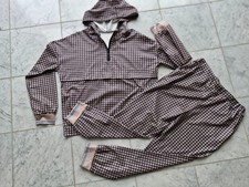 Top Trend Trainingsanzug Hausanzug Jogginganzug  Gr. L  braun gemustert