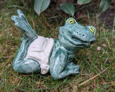 witziger Frosch KERAMIK -