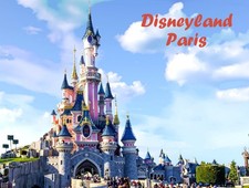 Disneyland Paris Magnet | HDR Postkarten Motiv Schloss | Souvenir Geschenkidee