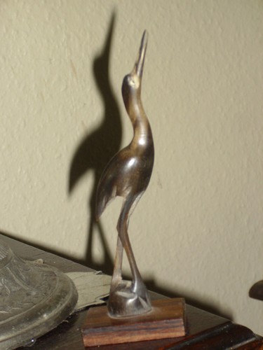 Wunderschöner kranich reiher - wunderschöner,