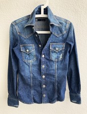DSQUARED2 Damen Jeanshemd blau ital. Gr. 42 dt. Gr. 36