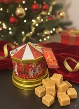 Musikdose Karussell mit Fudge – Spieluhr Blechdose – Geschenkidee 250g