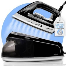 ® Dampfbügelstation mit Dampf Bügeleisen | 3,5 bar | mit Superglide-Sohle  1,...