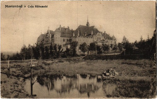 Cpa marienbad cafe rubezahl - cpa,