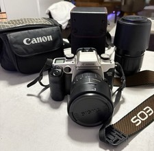 Canon EOS-50E /  35mm Spiegelreflexkamera + 2 Objektive EF 28-105mm + 70-300mm