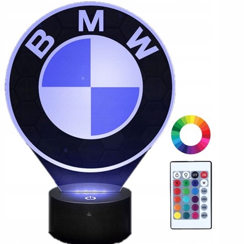 Bmw led nachttischlampe - bmw, 3d