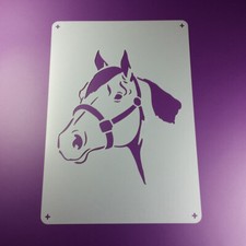 A5 Schablone Pferd Pferdekopf