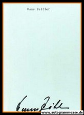 Foot Ball DFB Hans Zeitler