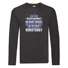 Löse Probleme: Rechtsanwalt | Anwalt | Jurist v3 Long Sleeve Schwarz
