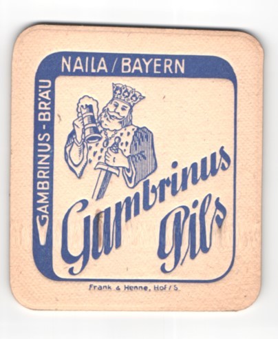 Bierdeckel naila bayern - bierdeckel,