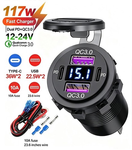 12v usb auto - 12v, 3.0