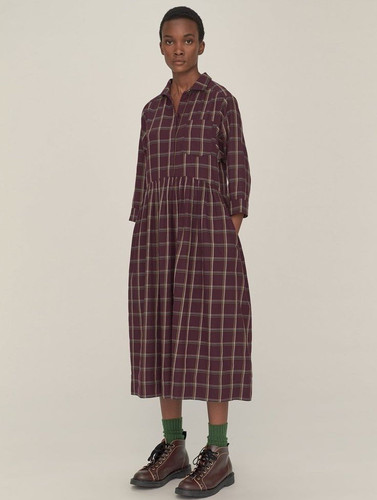 Toast hemdblusenkleid burgund - toast,